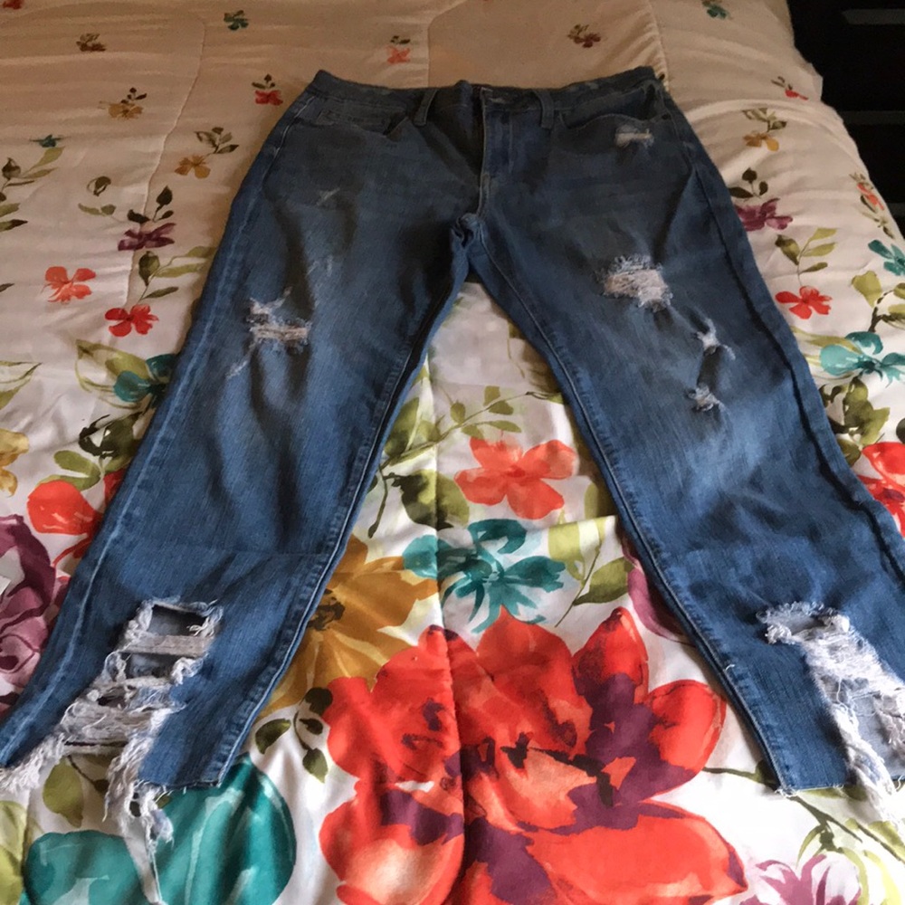Fashion Nova Distressed Jeans 13